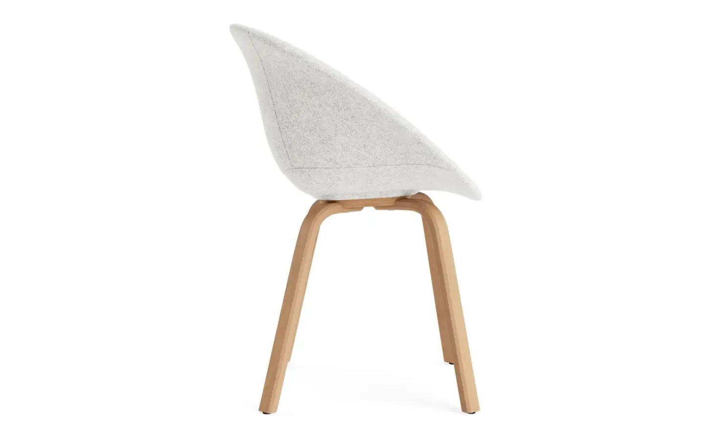Normann Copenhagen - Mat Armchair Full Upholstery Beech - Hallingdal 110