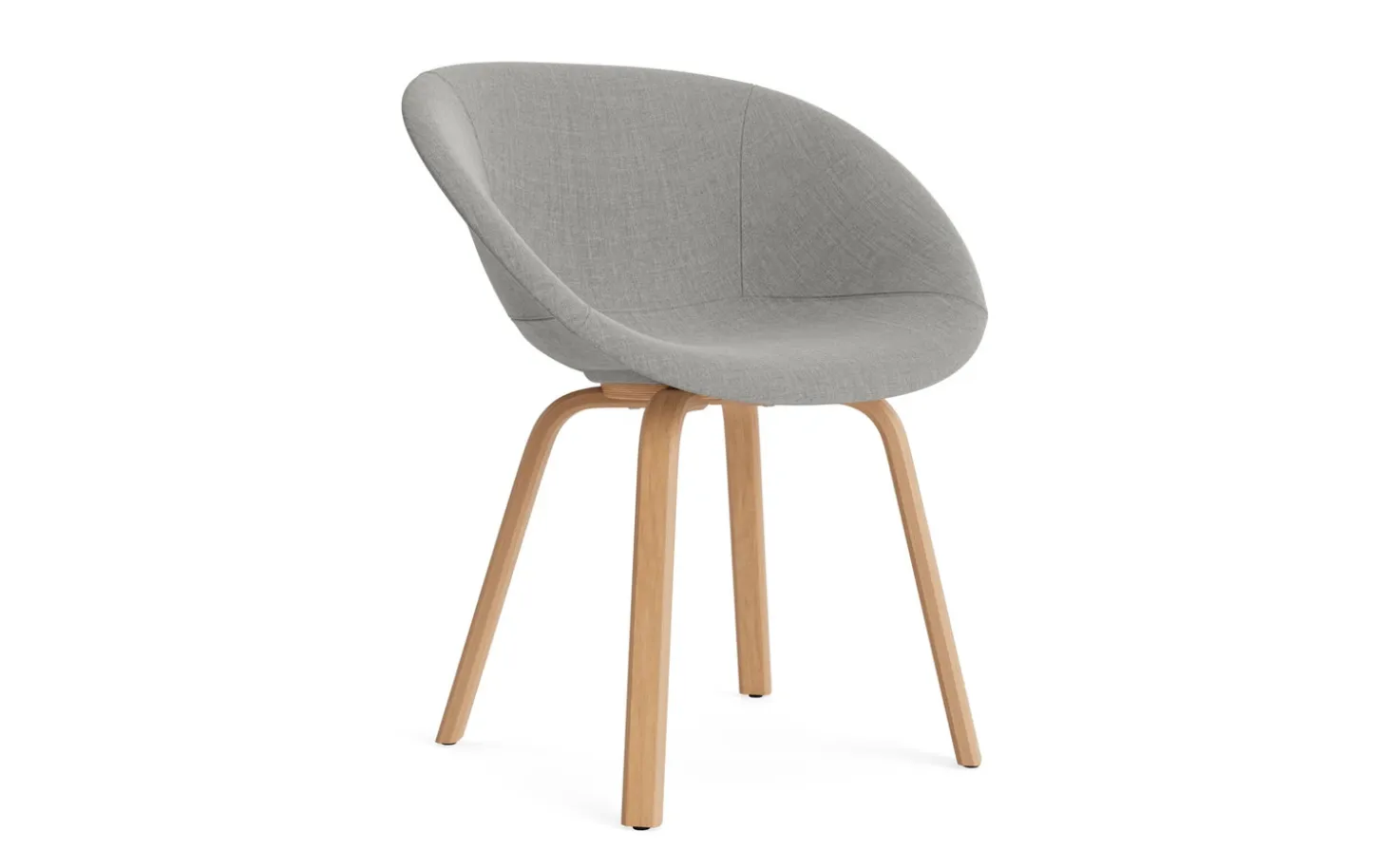 Normann Copenhagen - Mat Armchair Full Upholstery Beech - Remix 133
