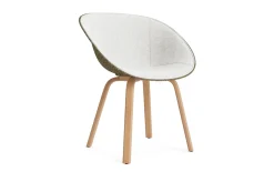 Normann Copenhagen - Mat Armchair Front Upholstery Seaweed Beech - Hallingdal 110