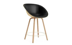 Normann Copenhagen - Mat Bar Armchair 65 cm Front Upholstery Hemp Beech/Cream - Ultra 41599