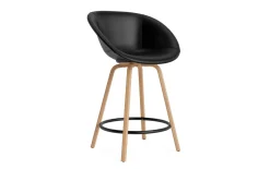 Normann Copenhagen - Mat Bar Armchair 65 cm Full Upholstery Beech/Black - Ultra 41599