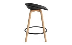 Normann Copenhagen - Mat Barstool 65 cm Full Upholstery Beech/Black - Ultra 41599