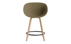 Normann Copenhagen - Mat Bar Armchair 65 cm Beech/Black - Seaweed