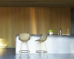 Normann Copenhagen - Mat Bar Chair 65 cm Beech/Cream - Hemp