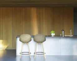 Normann Copenhagen - Mat Bar Chair 65 cm Beech/Cream - Hemp