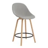 Normann Copenhagen - Mat Bar Chair 65 cm Full Upholstery Beech/Black - Remix 133