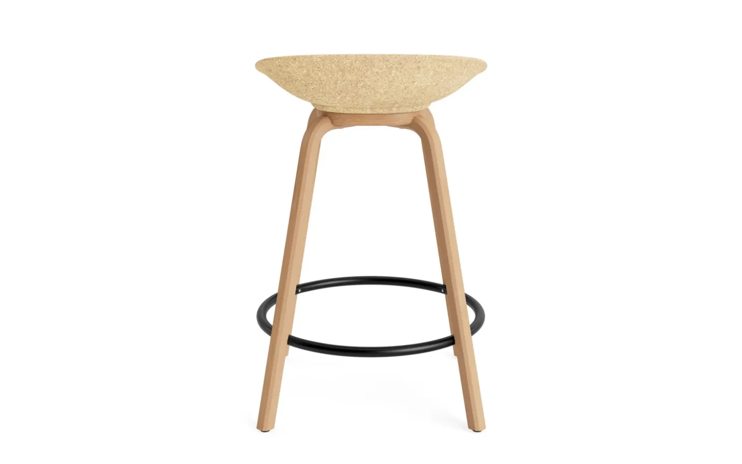 Normann Copenhagen - Mat Barstool 65 cm Beech/Black
