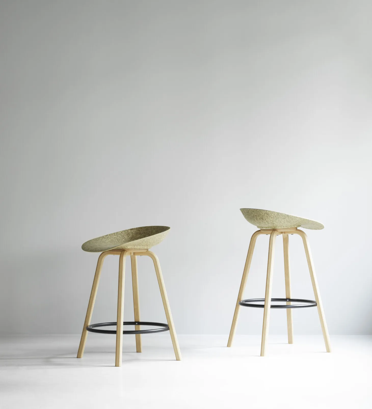 Normann Copenhagen - Mat Barstool 65 cm Beech/Black