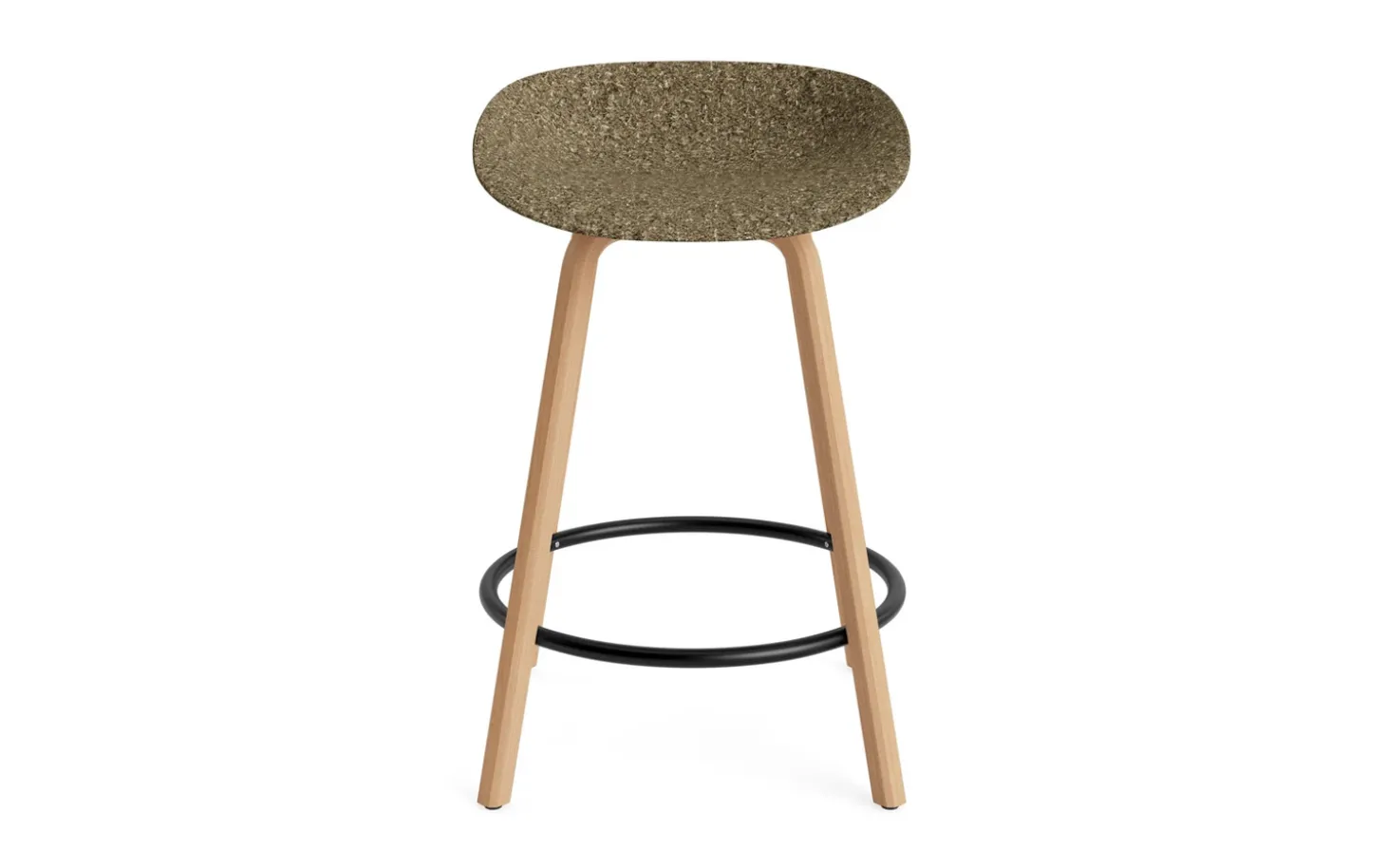 Normann Copenhagen - Mat Barstool 65 cm Beech/Black