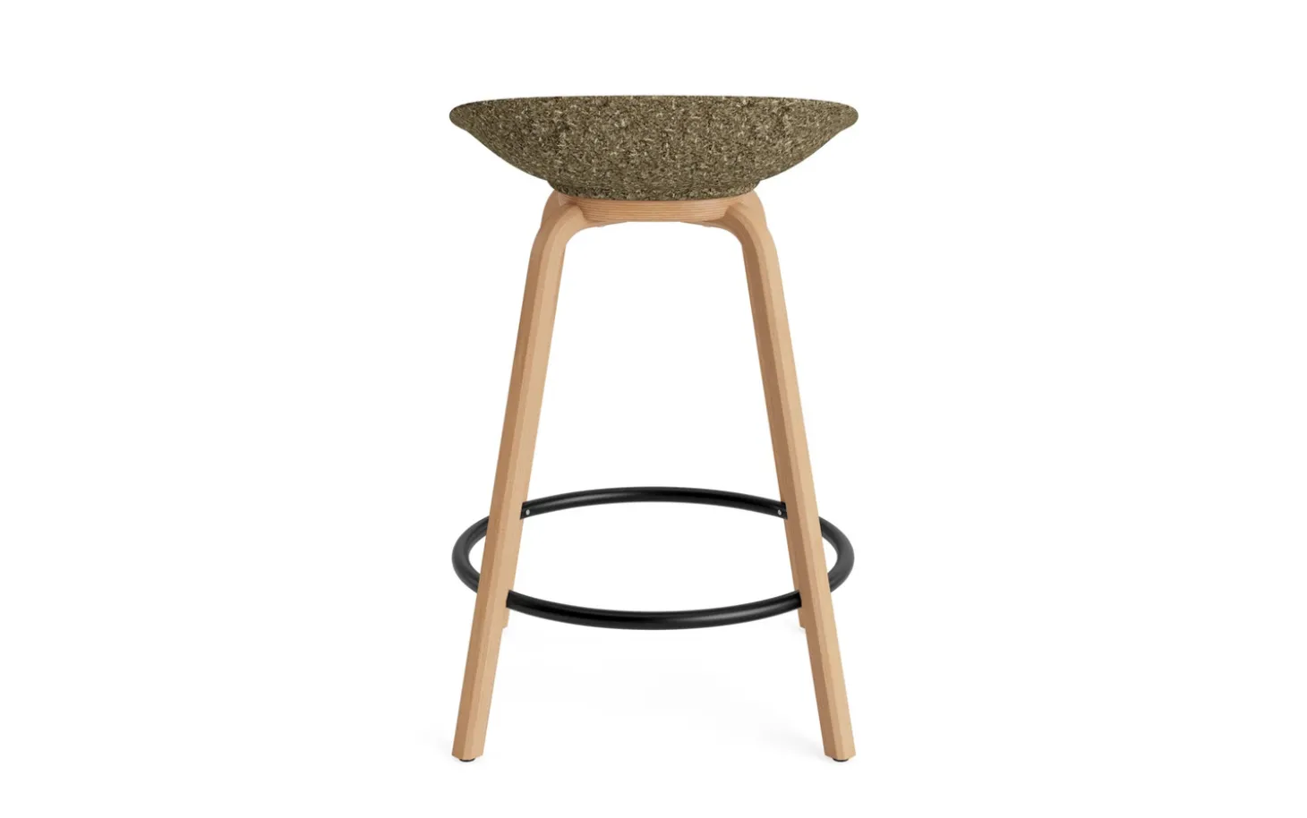 Normann Copenhagen - Mat Barstool 65 cm Beech/Black