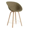 Normann Copenhagen - Mat Bar Armchair 65 cm Beech/Cream - Seaweed