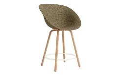 Normann Copenhagen - Mat Bar Armchair 65 cm Beech/Cream - Seaweed