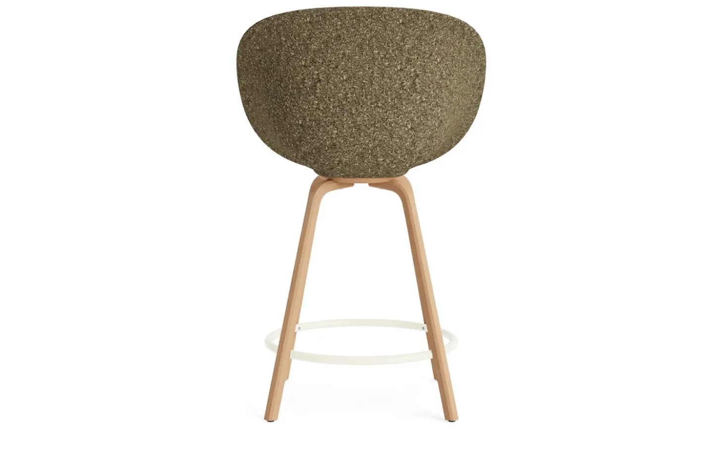 Normann Copenhagen - Mat Bar Armchair 65 cm Beech/Cream - Seaweed