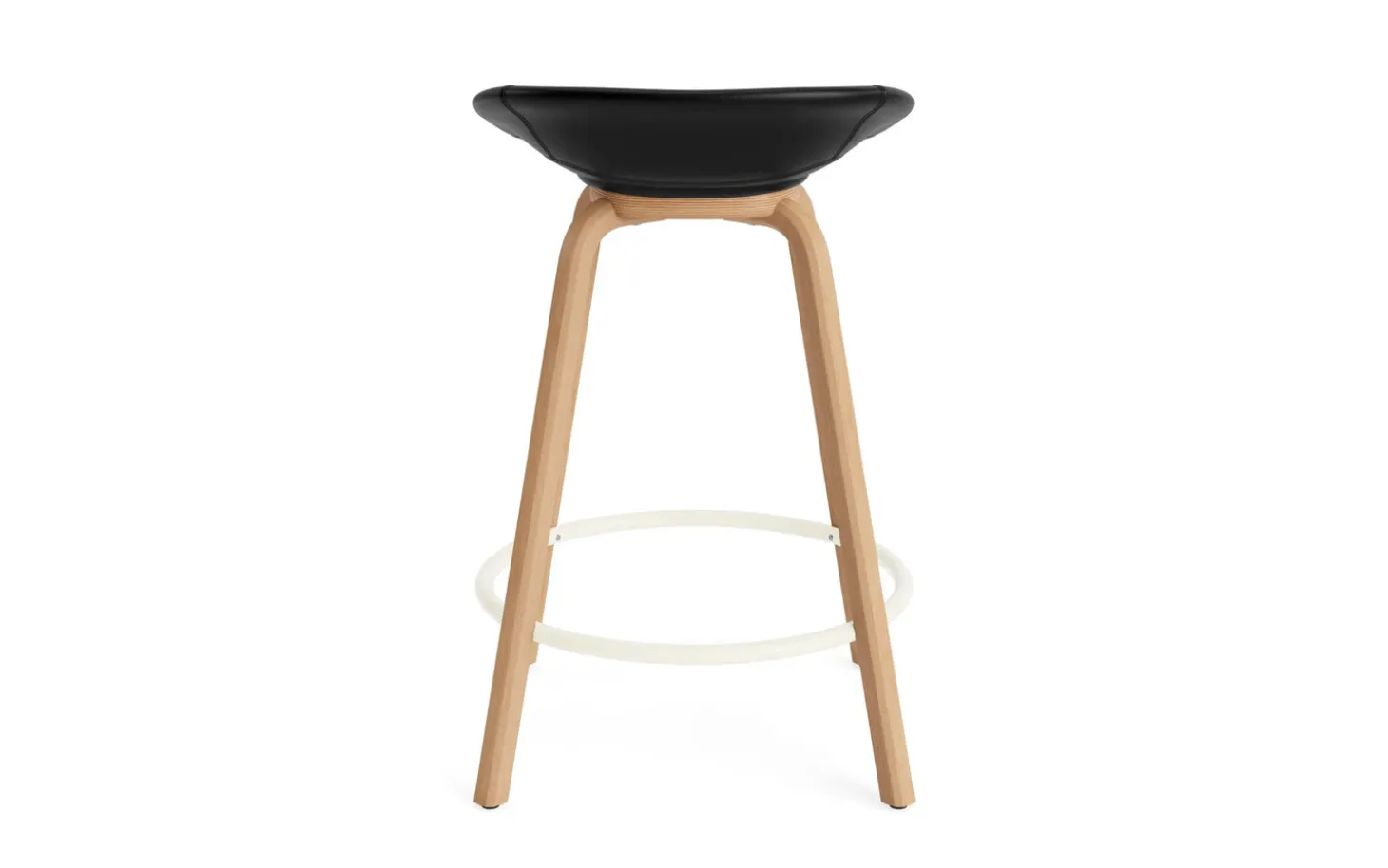 Normann Copenhagen - Mat Barstool 65 cm Full Upholstery Beech/Cream - Ultra 41599