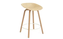 Normann Copenhagen - Mat Barstool 65 cm Beech/Cream