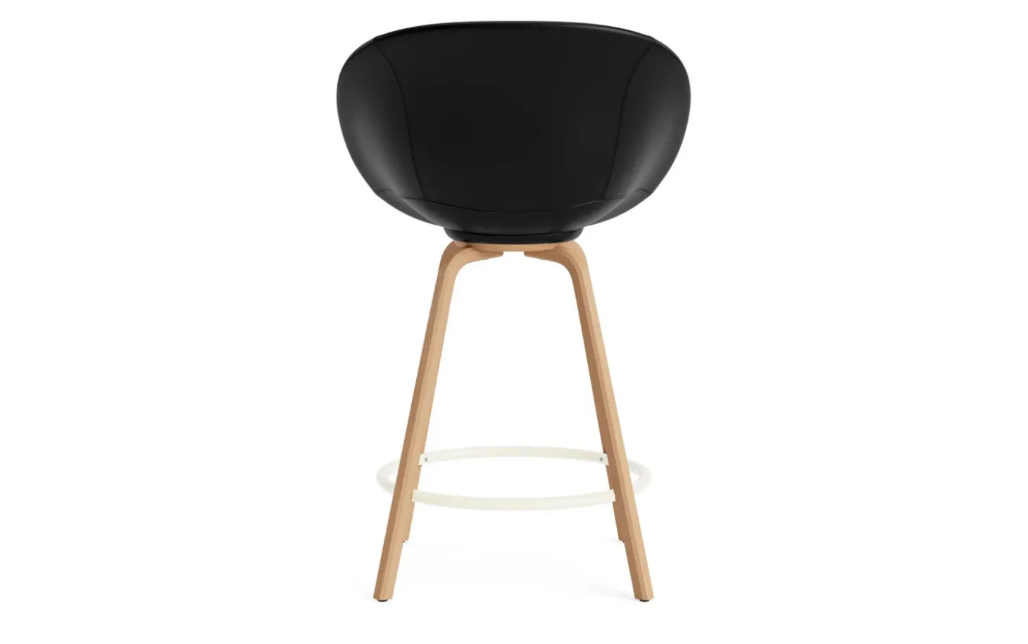 Normann Copenhagen - Mat Bar Armchair 65 cm Full Upholstery Beech/Cream - Ultra 41599