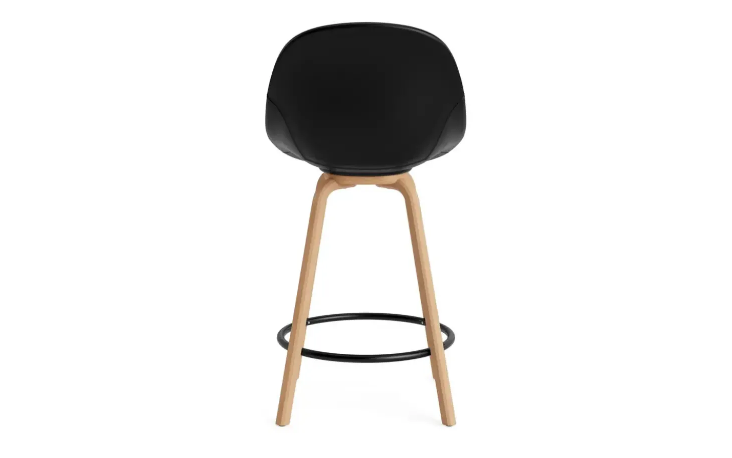 Normann Copenhagen - Mat Bar Chair 65 cm Full Upholstery Beech/Black - Ultra 41599