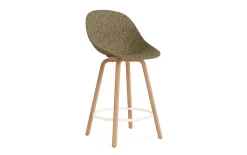 Normann Copenhagen - Mat Bar Chair 65 cm Beech/Cream - Seaweed