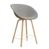 Normann Copenhagen - Mat Bar Armchair 65 cm Front Upholstery Seaweed Beech/Cream - Remix 133