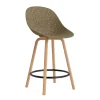 Normann Copenhagen - Mat Bar Chair 65 cm Beech/Black - Seaweed