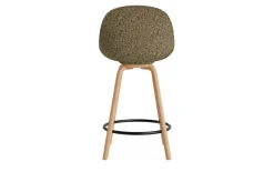 Normann Copenhagen - Mat Bar Chair 65 cm Beech/Black - Seaweed