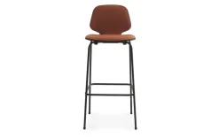 Normann Copenhagen - My Chair Barstool 75 cm Front Uph. Black St