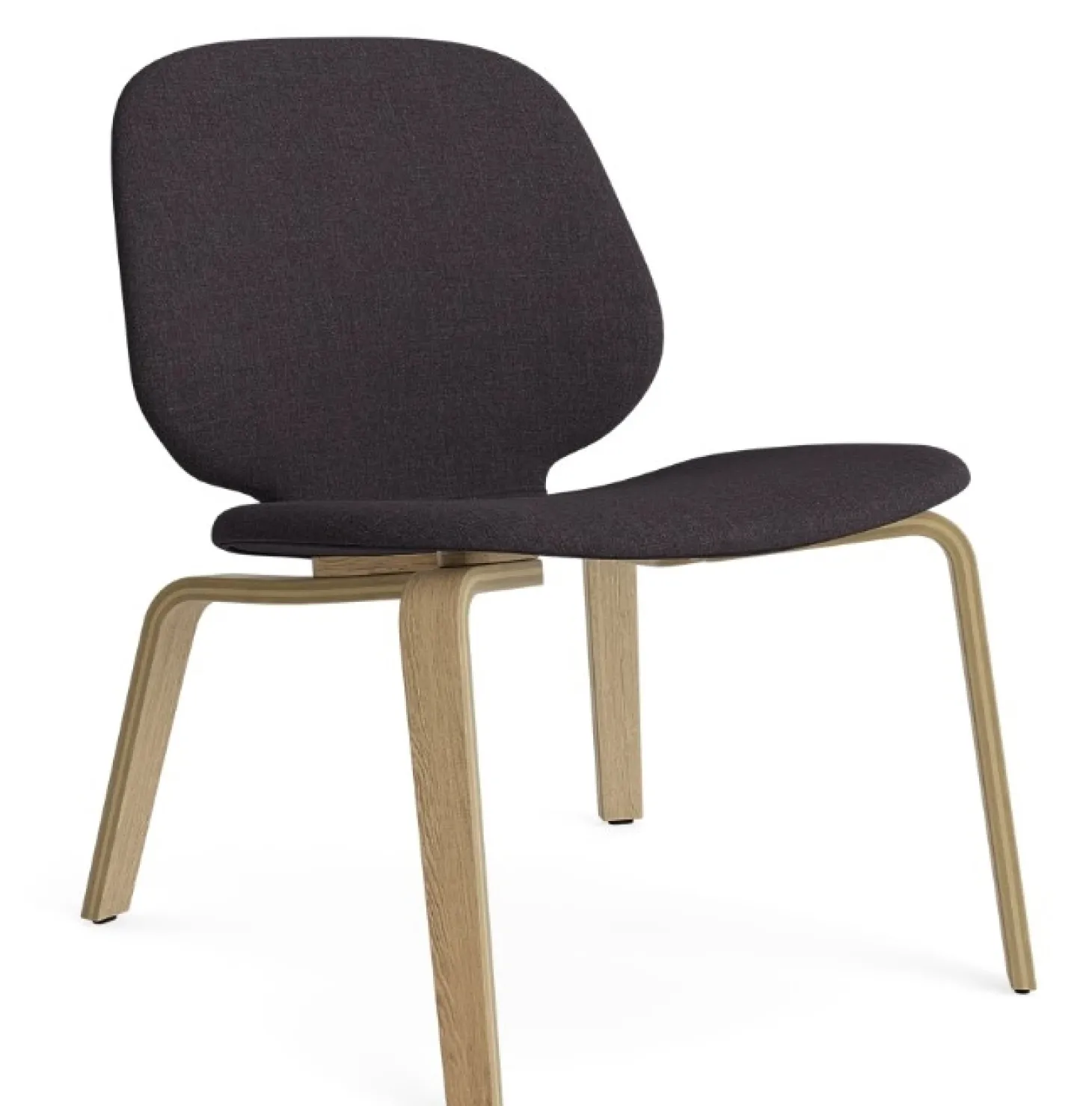 Normann Copenhagen - My Chair Lounge - Sort fuldpolstret og eg (Remix 783)