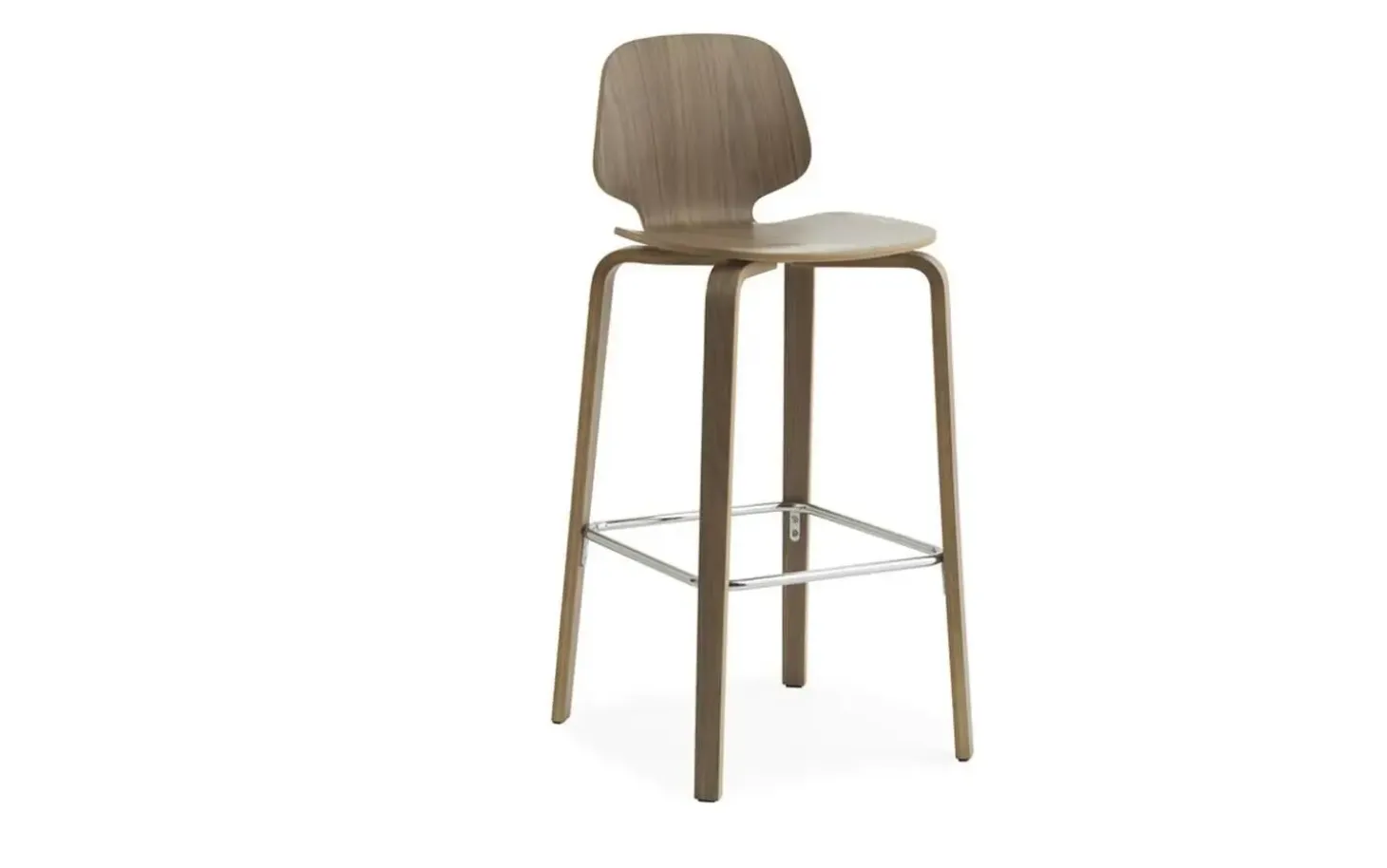 Normann Copenhagen - My Chair Barstool 75 cm Walnut