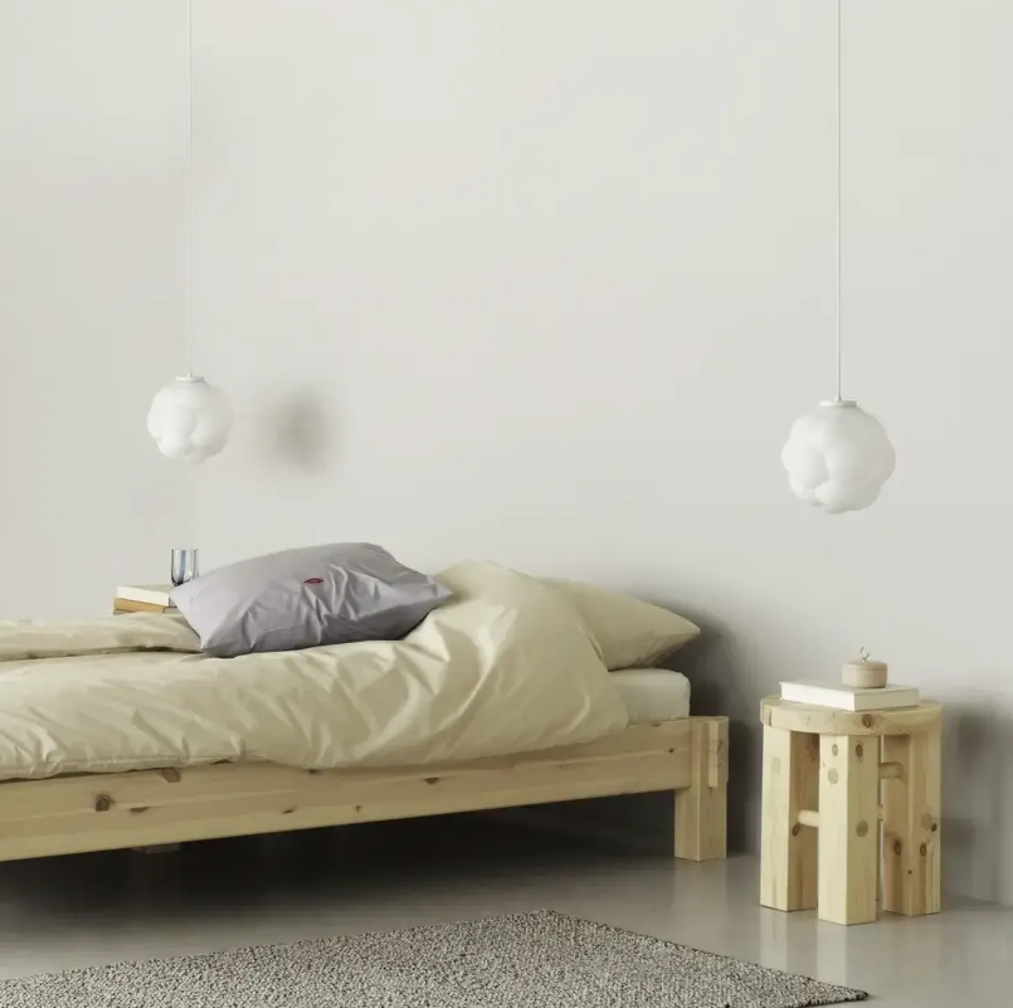 Normann Copenhagen - Notch Bed Frame 160 x 200 cm - Pine