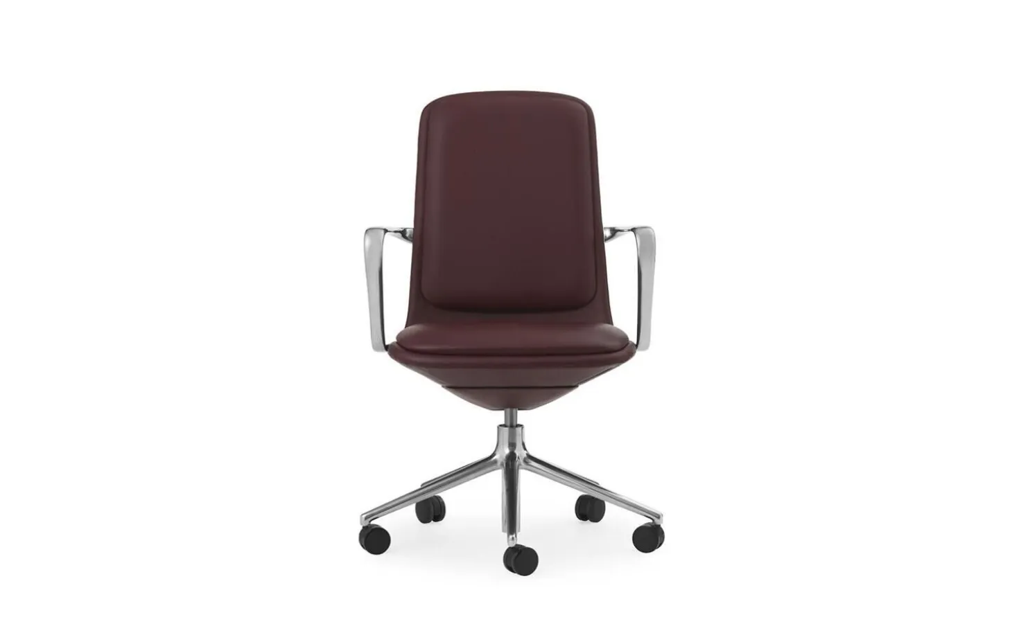 Normann Copenhagen - Off Armchair Low 5W Gas Lift Alu With Cushion