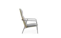 Normann Copenhagen - Pad Lounge Chair High Grey Steel