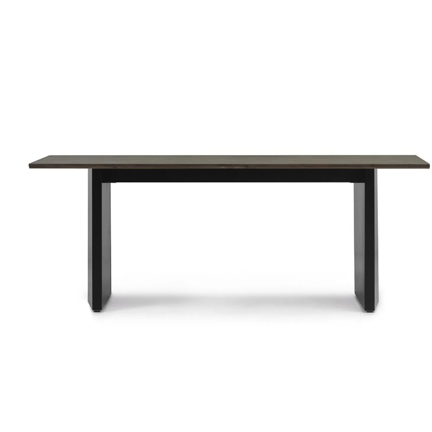 Normann Copenhagen - Panel Table 90 x 200 cm Black - mørkebrun