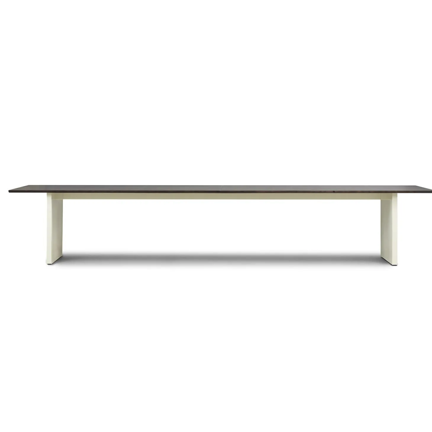 Normann Copenhagen - Panel Table - 100 x 420 cm - Cream - mørkebrun