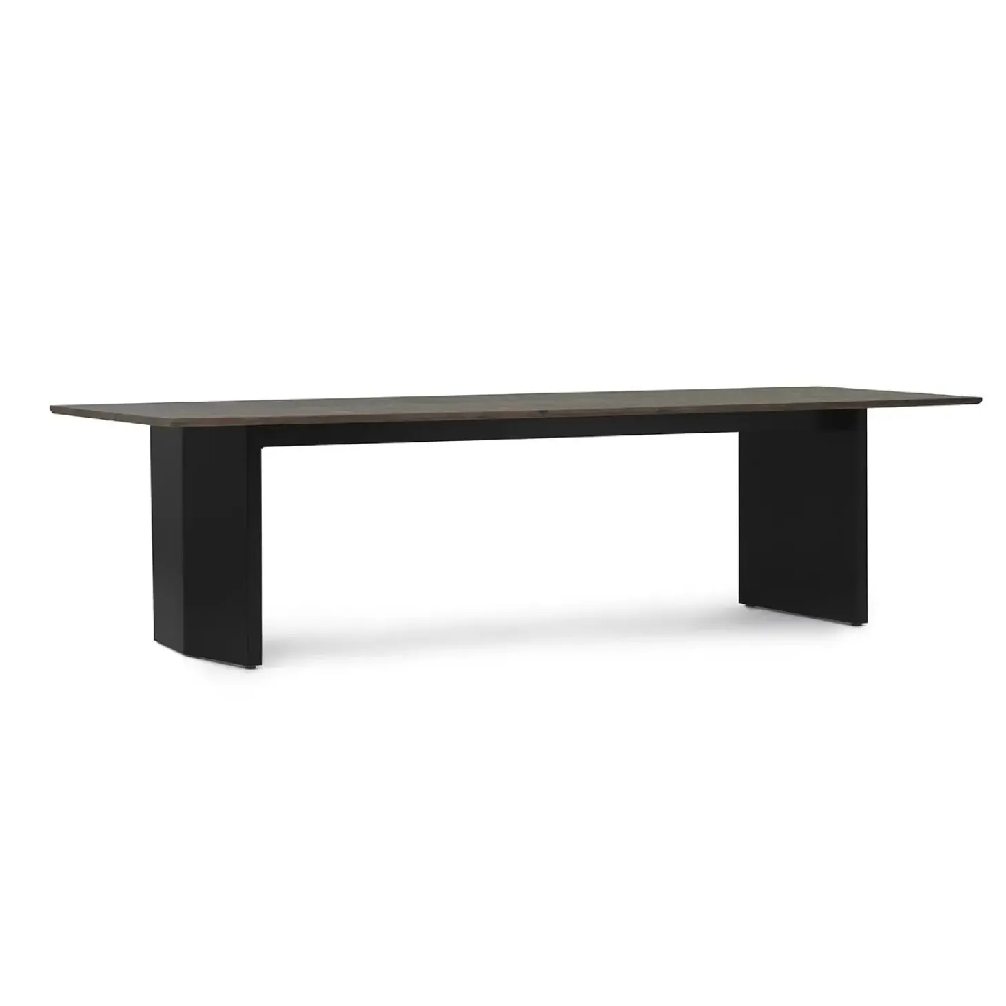 Normann Copenhagen - Panel Table 90 x 300 cm Black - mørkebrun