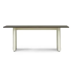 Normann Copenhagen - Panel Table - 90 x 200 cm - Cream - mørkebrun