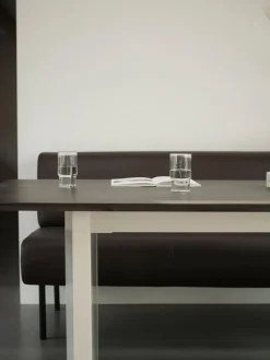 Normann Copenhagen - Panel Table - 90 x 200 cm - Cream - mørkebrun