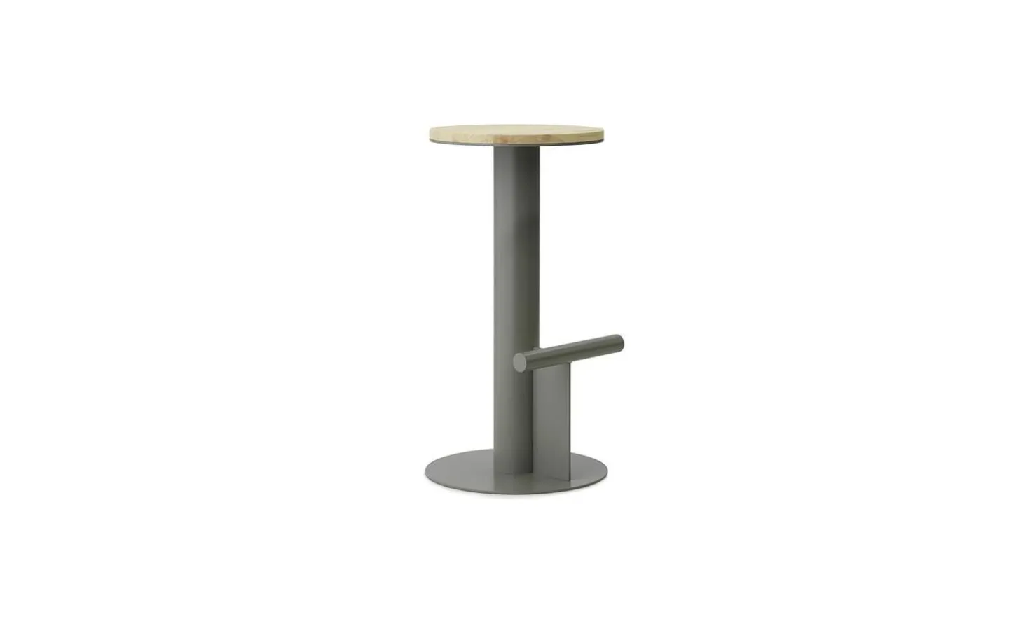 Normann Copenhagen - Pole Barstool 75 cm - Pine/Grey