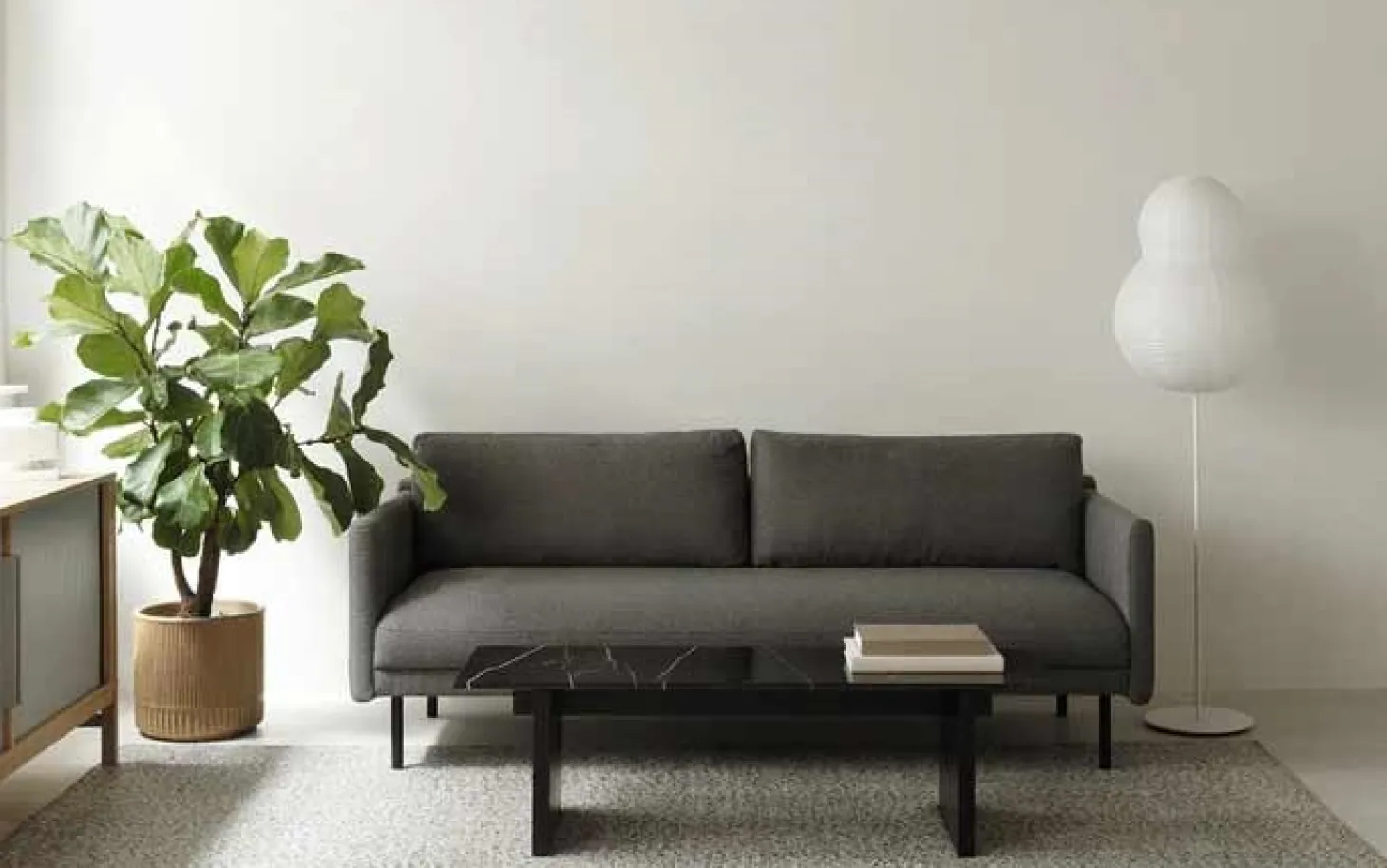 Normann Copenhagen - Rar Sofa 3 Seater - Re-Born Dark Grey