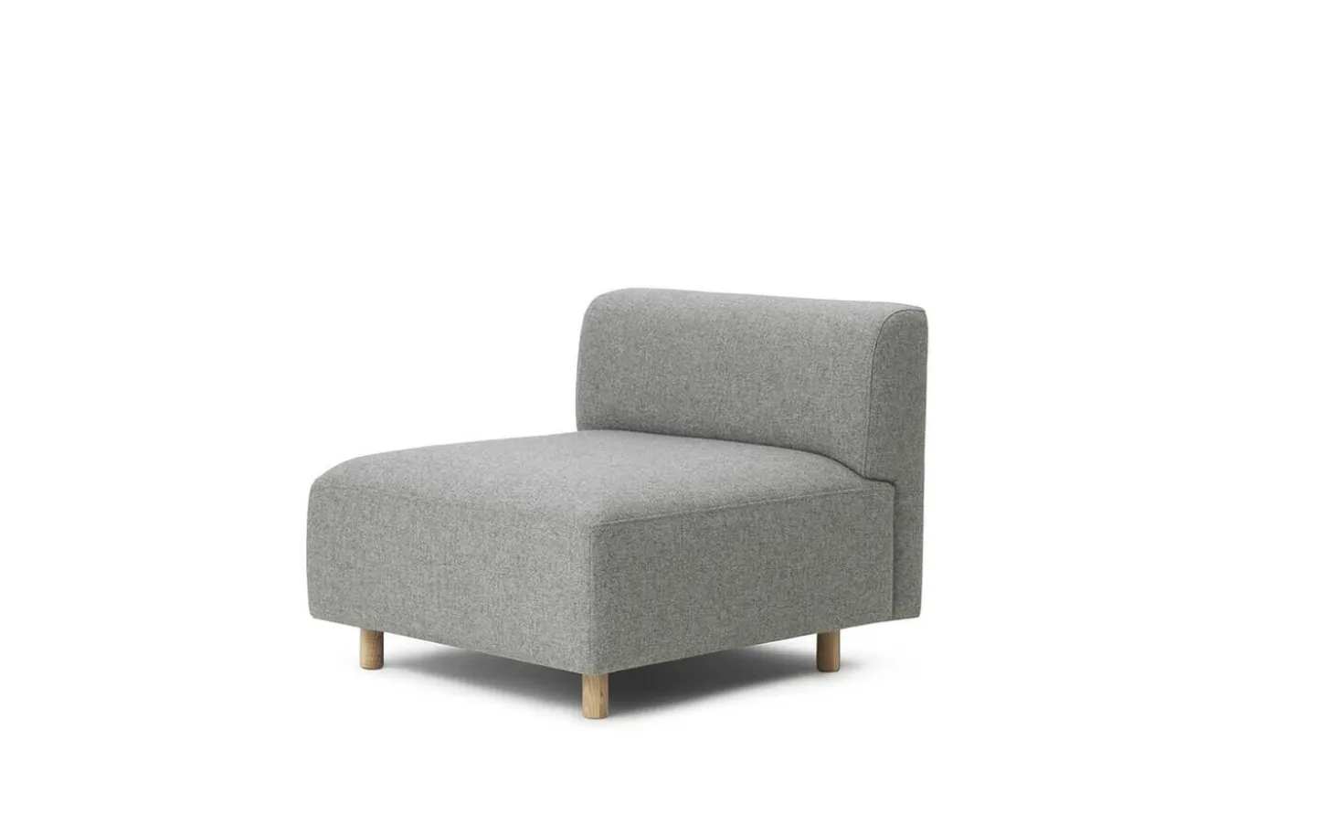 Normann Copenhagen - Redo Modular Sofa 110 Center Oak - Group 5