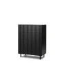Normann Copenhagen - Rib kommode m. 4 skuffer - sort