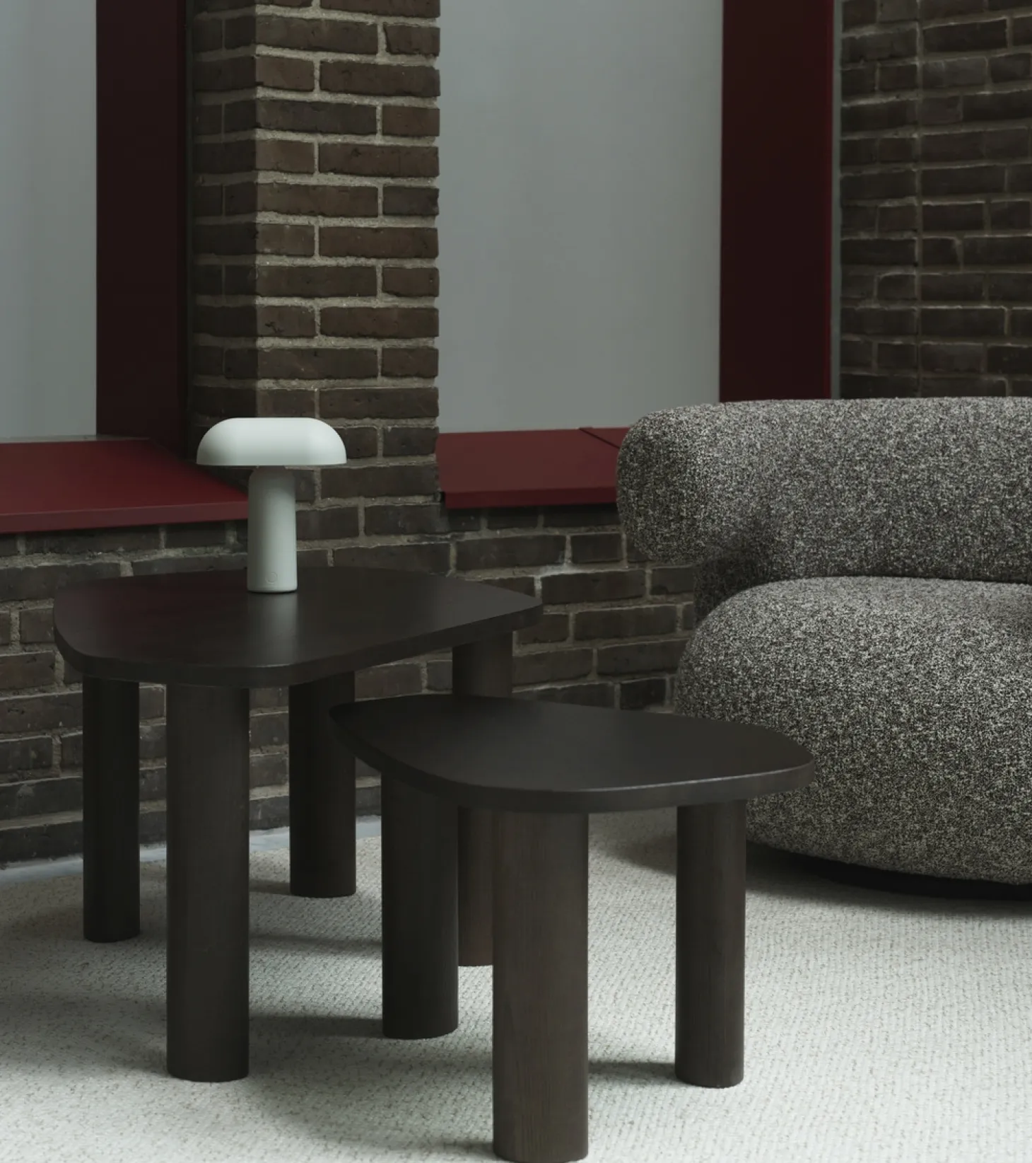 Normann Copenhagen - Sculp Coffee Table Small - Brown Stained Ash