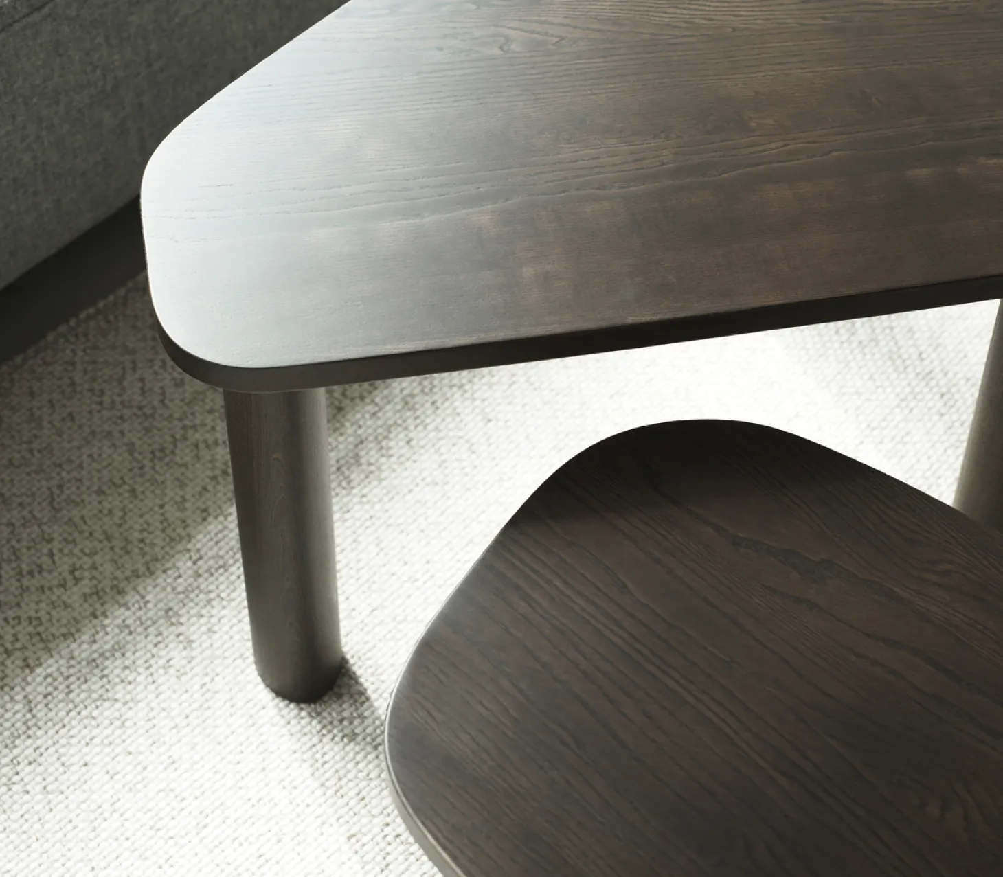 Normann Copenhagen - Sculp Coffee Table Small - Brown Stained Ash