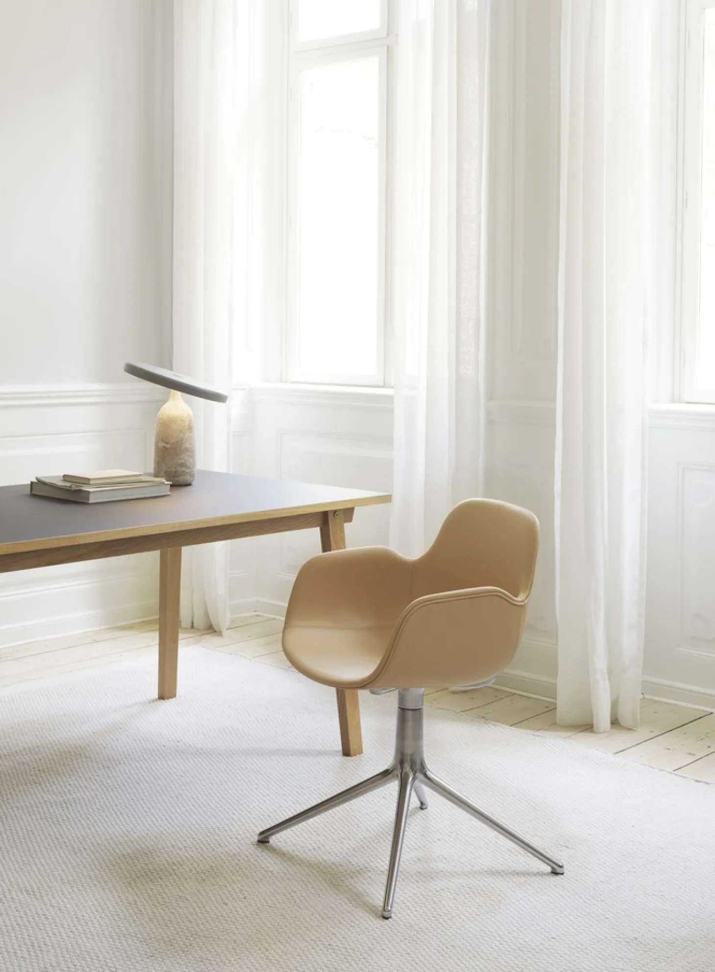 Normann Copenhagen - Slice Table 84 x 160 Linoleum