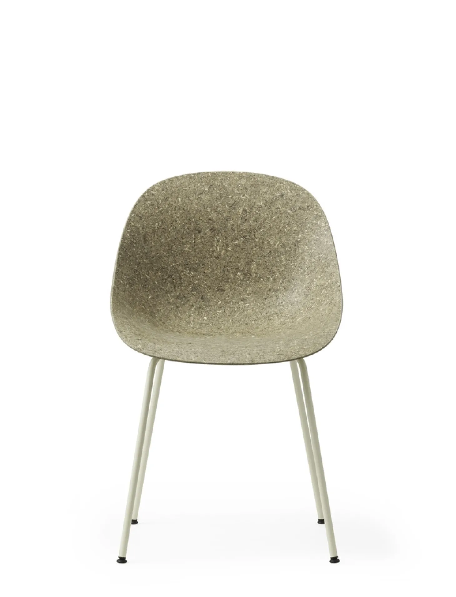Normann Copenhagen - Spisebordsstol - Mat Chair - Seaweed - Creme/Stål