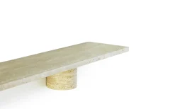 Normann Copenhagen - Sten Hylde - 80 cm - travertin