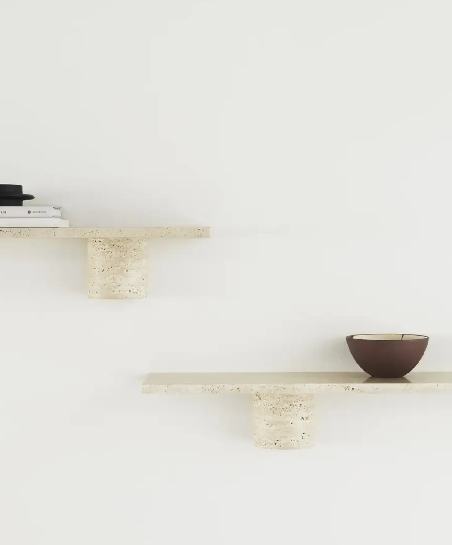 Normann Copenhagen - Sten Hylde - 80 cm - travertin