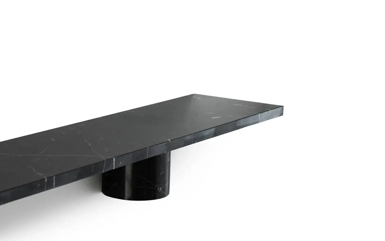 Normann Copenhagen - Sten Hylde - 80 cm - sort marmor