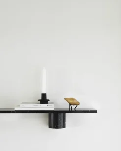 Normann Copenhagen - Sten Hylde - 120 cm - sort marmor