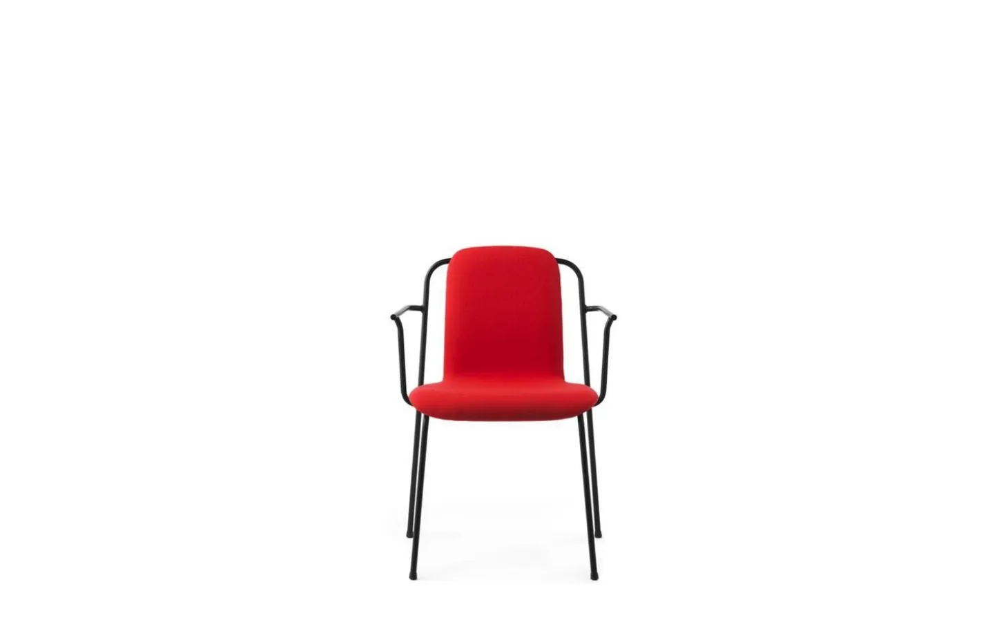 Normann Copenhagen - Studio Armchair Full Upholstery Black Steel