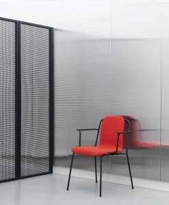Normann Copenhagen - Studio Armchair Full Upholstery Black Steel